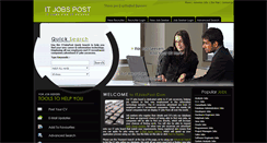 Desktop Screenshot of itjobspost.com